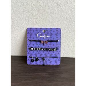 Coraline Dragonfly Icons Bracelet Set